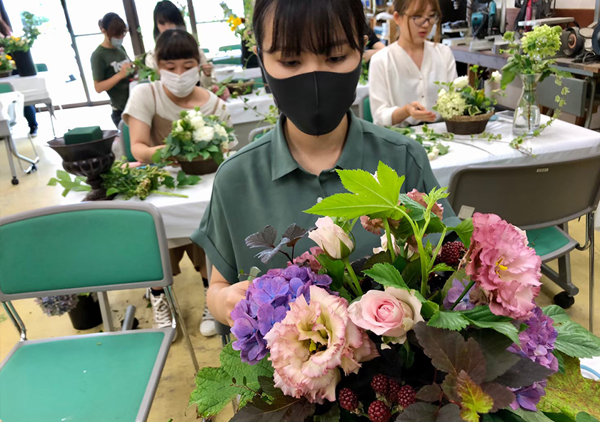 花き装飾コース 専門学校 岐阜県立国際園芸アカデミー