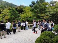 天龍寺・曹源池庭園を視察