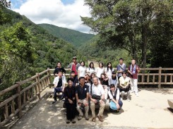 嵐山・亀山公園展望台にて