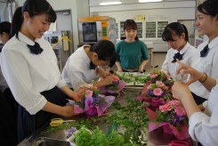 花と緑の連携授業