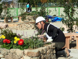 競技中の川田悠人さん