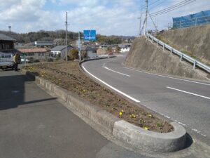 岐阜県美濃加茂市「山之上まちづくり協議会」の「天王花壇」