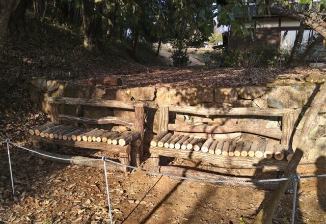 現代アート作品「キノコのベンチ」完成