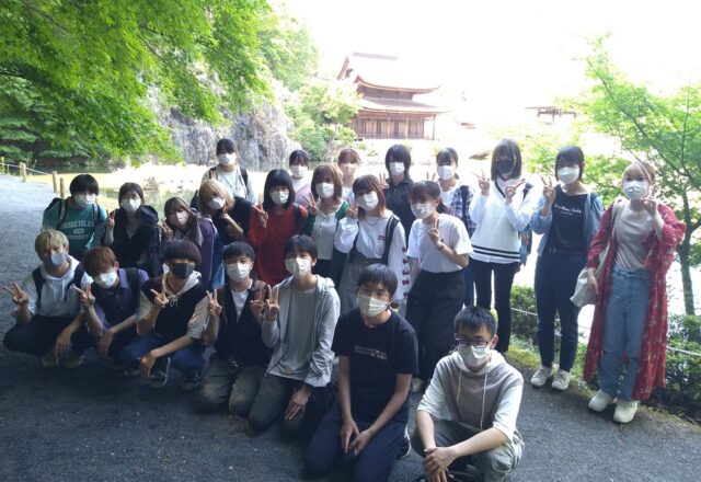 虎渓山永保寺で集合写真