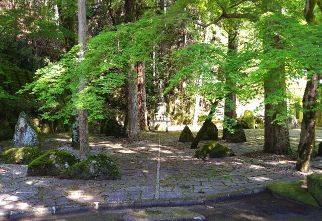 正眼寺石庭全景