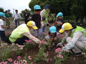 みのかも花づくりの会がサポート