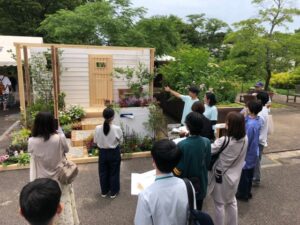 学園祭の展示も見学