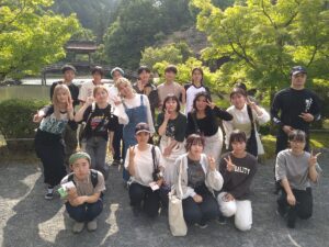 永保寺で記念撮影