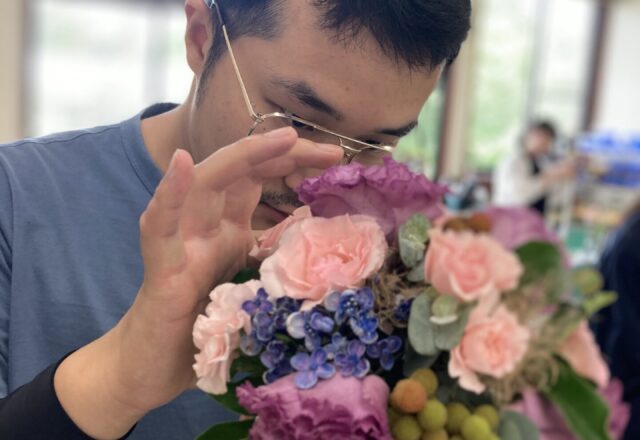 季節の花を使ったBouquet