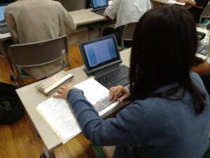タブレットを利用した試験
